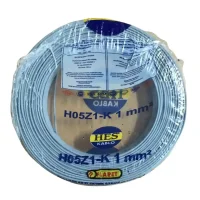 HES H07Z1-K 1 mm² Gri Renk NYAF Halogen Free Kablo 