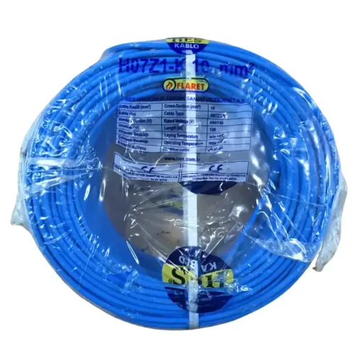 HES H07Z1-K 10 mm² Mavi Renk NYAF Halogen Free Kablo - 1