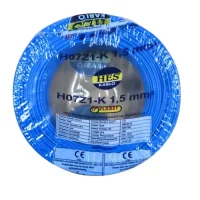 HES H07Z1-K 1,5 mm² Mavi Renk NYAF Halogen Free Kablo 