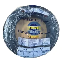 HES H07Z1-K 1,5 mm² Siyah Renk NYAF Halogen Free Kablo 