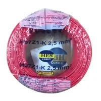HES H07Z1-K 2,5 mm² Kırmızı Renk NYAF Halogen Free Kablo 
