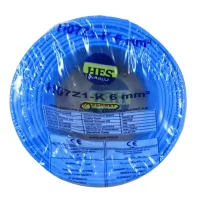 HES H07Z1-K 6 mm² Mavi Renk NYAF Halogen Free Kablo 
