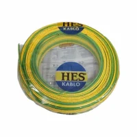 HES H07Z1-U 2,5 mm² Sarı-Yeşil NYA Halogen Free Kablo 