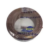 HES H07Z1-U 6 mm² Kahve Renk NYA Halogen Free Kablo 