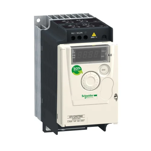 Schneider Electric ATV12H055M2 Hız Kontrol Cihazı Atv12 0,55kW 0,75Hp 200..240V 1Fz Soğutma Bloklu - 1