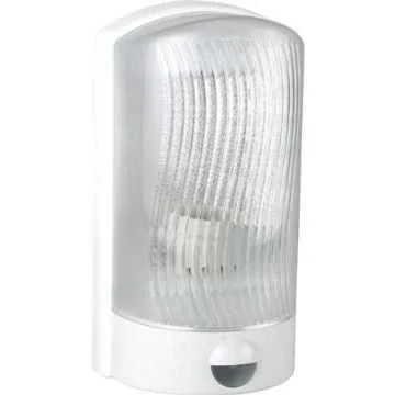 Işıldar 22 125 000 001 01927 İdea Beyaz E27 180 Derece İdea E-27 Duylu Sensörlü Duvar Aplik - 1