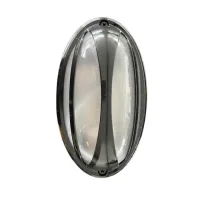 Işıldar 22 125 000 002 01939 Orkide Kafesli E27 Şeffaf Oval Aplik Siyah - 1