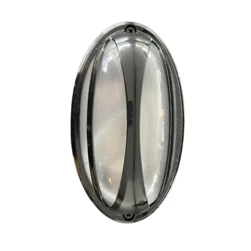 Işıldar 22 125 000 002 01939 Orkide Kafesli E27 Şeffaf Oval Aplik Siyah - 1