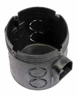 Işıldar 52 000 000 020 1802 Geçmeli Plastik Derin Kasa Kapaksız Buat Siyah - 1