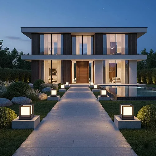 Jüpiter JG956 AN Alüminyum E27 20W 160x160x188 Antrasit Bahçe Baba IP44 - 2