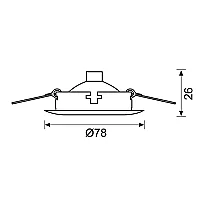 Jüpiter JH509 SN Alüminyum 5W Ø62 Saten Nikel Sabit Spot IP20 - 2