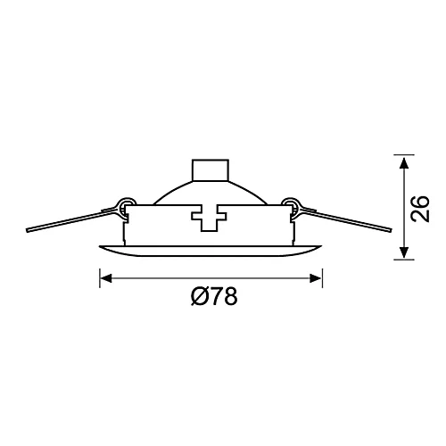 Jüpiter JH509 SN Alüminyum 5W Ø62 Saten Nikel Sabit Spot IP20 - 2