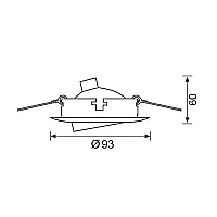 Jüpiter JH628 B Alüminyum 5W Ø80 Beyaz Hareketli Spot IP20 - 2