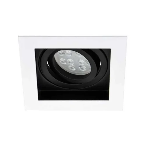 Jüpiter JH639 B Alüminyum 5W 90x90 Beyaz-Siyah Hareketli Spot IP20 - 1