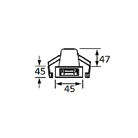 Jüpiter LS483 S Alüminyum Gövde 2W 3000K 123 Lümen Siyah 1’li LED Spot IP20 - 2