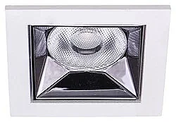 Jüpiter LS493 S Alüminyum 5W 3000K 390 Lümen Beyaz-Siyah Krom 1’li LED Spot IP20 - 1