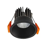 Jüpiter LS557 S Alüminyum 7W / 24° Ø55 3000K 520 Lümen Siyah Sabit LED Spot IP20 - 1