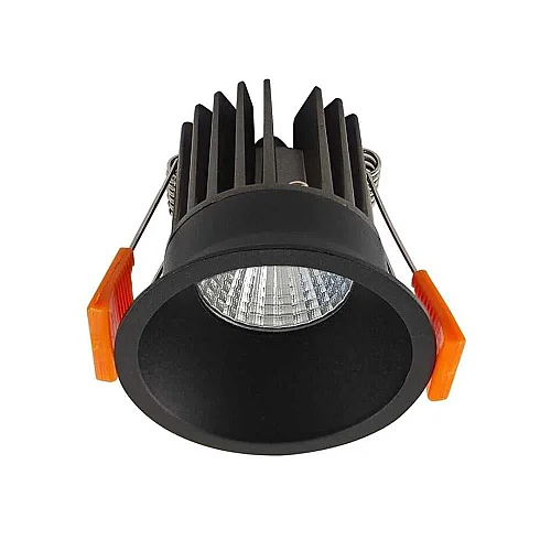 Jüpiter LS557 S Alüminyum 7W / 24° Ø55 3000K 520 Lümen Siyah Sabit LED Spot IP20 - 1