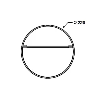 Jüpiter LW454 Alüminyum 6W/ 120° 3000K 300 Lümen Antrasit LED Bahçe Aplik IP44 - 2
