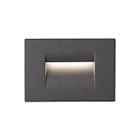 Jüpiter LW477 Alüminyum 3.6W / 33° 3000K 77 Lümen Antrasit LED Duvar Armatürü IP65 - 1