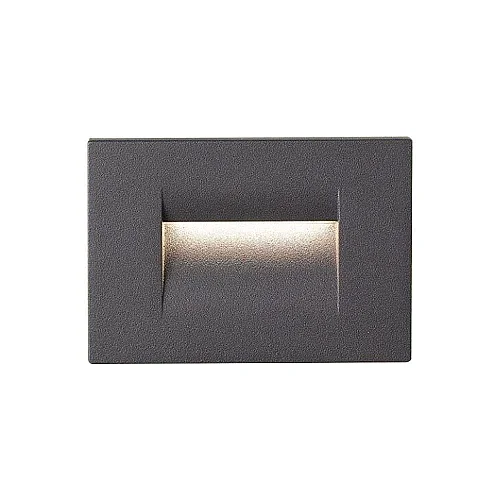 Jüpiter LW477 Alüminyum 3.6W / 33° 3000K 77 Lümen Antrasit LED Duvar Armatürü IP65 - 1