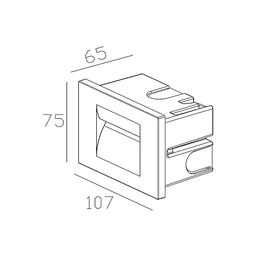 Jüpiter LW477 Alüminyum 3.6W / 33° 3000K 77 Lümen Antrasit LED Duvar Armatürü IP65 - 2