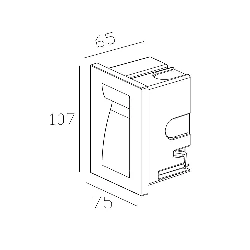 Jüpiter LW478 Alüminyum 3.6W / 48° 3000K 99 Lümen Antrasit LED Duvar Armatürü IP65 - 2