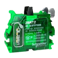 Schneider Electric ZBRT2 Kablosuz ve Aküsüz Düğme için Çift İşlemli (Yukarı/Aşağı) Verici - 1