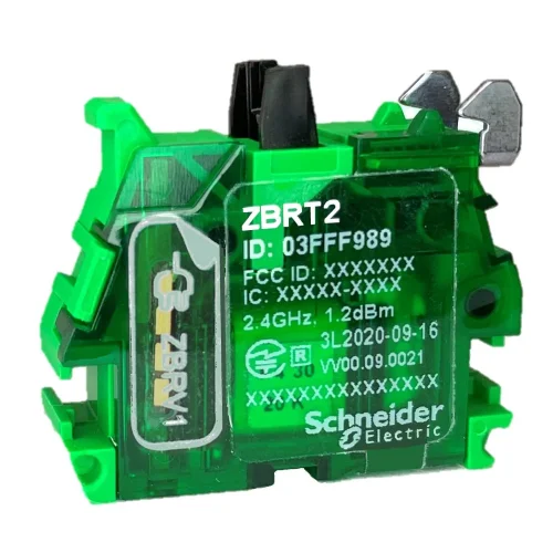 Schneider Electric ZBRT2 Kablosuz ve Aküsüz Düğme için Çift İşlemli (Yukarı/Aşağı) Verici - 1
