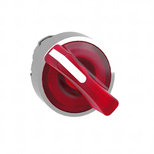 Schneider Electric ZB4BK1243 Kırmızı Işıklı Mandal Buton Başlığı Ø22 2 Konumlu Sabit - 1