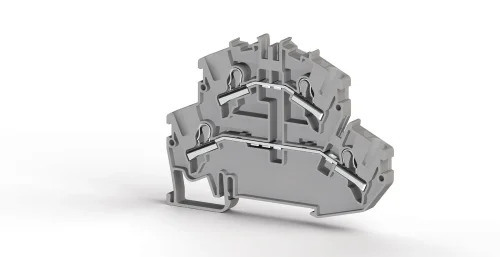 Klemsan 307579 Pyk 4-2Fn Gri Yaylı Klemens - 1