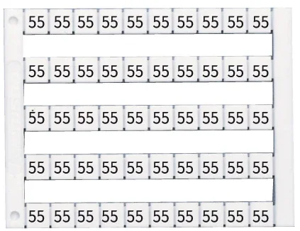 Klemsan 505000 Dy 5 (0) Baskılı Etiket - 1