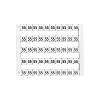 Klemsan 505202 Dy 10/6,5 (11-20) Baskılı Etiket - 1