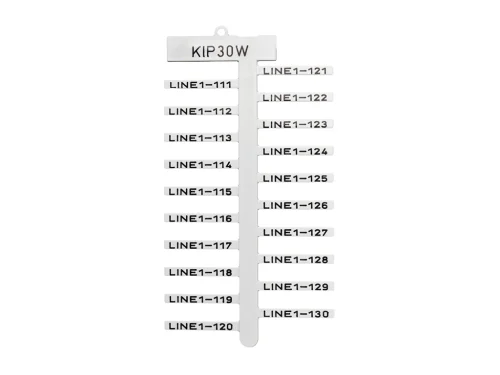 Klemsan 508008 Kıp 30 W-Sı Hf 2W/30 Şeffaf Tüpe Geçirilen Etiket - 1