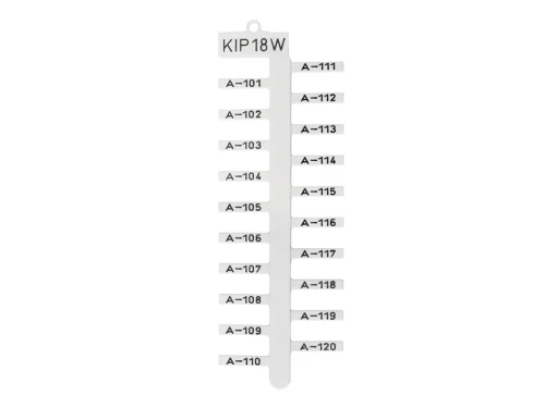 Klemsan 508012 Kıp 18 W-Sı Hf 2W/18 Şeffaf Tüpe Geçirilen Etiket - 1
