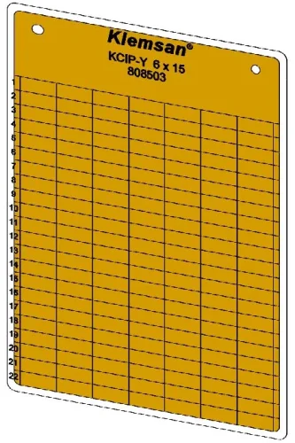 Klemsan 808503 Kcıp-Y 6X15 Buton Ve Pano Etiketi - 1