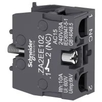 Schneider Electric ZA2EE102 Kontak Blok Ø22mm Buton için 1 NK - 1