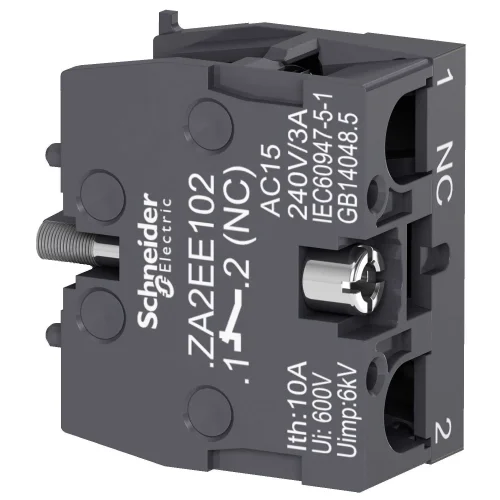 Schneider Electric ZA2EE102 Kontak Blok Ø22mm Buton için 1 NK - 1
