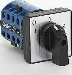 Kraus Naimer CA10-A441 Çift Devirli Motor Şalteri 1-0-2 20A - 1