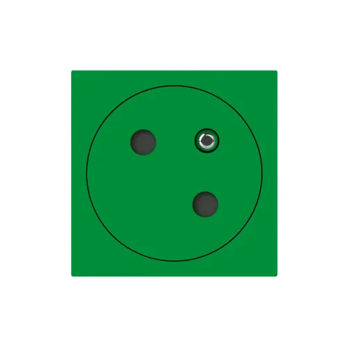 Legrand 077160L Düz Yüzey Ups Priz 45° 16A 250V 2M Yeşil - 1