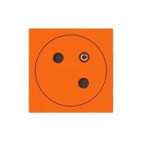 Legrand 077189L Düz Yüzey Ups Priz 45° 16A 250V 2M Turuncu - 1