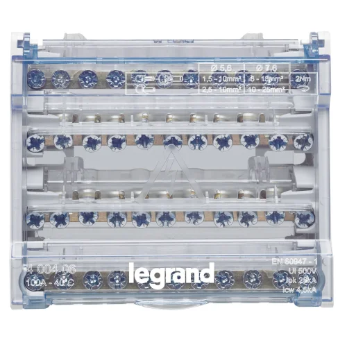 Legrand 400406 Modüler Dağıtım Blok 4P 100A 6M - 1