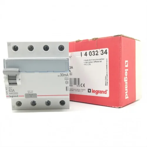 Legrand 403234 XC3 4P A 63A 30mA Kaçak Akım Rölesi - 1