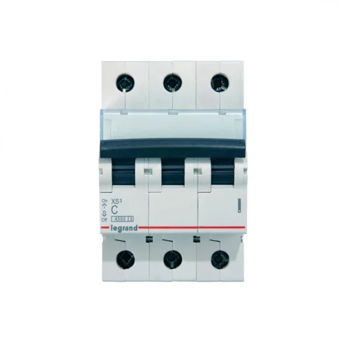 Legrand 403344 XS3 3 Kutup C Tipi 25A 4.5kA Otomatik Sigorta - 1
