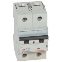 Legrand 408640 DX3 2P C 80A 10kA Otomatik Sigorta - 1