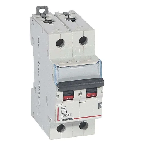 Legrand 409199 DX3 2P C 6A 10kA Otomatik Sigorta - 1
