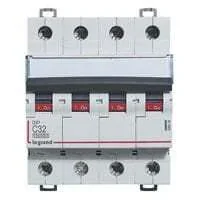 Legrand 409339 4 Kutup C Tipi 32A 10kA Otomatik Sigorta - 1