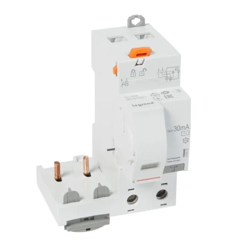 Legrand 410402 Dx³ Yana Montaj Kaçak Akım Koruma 2P Ac 63A 30Ma (1 Modül/Kutup İçin) - 1