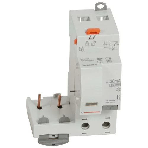 Legrand 410434 Dx³ Yana Montaj Kaçak Akım Koruma 2P F 40A 30Ma (1 Modül/Kutup İçin) - 1
