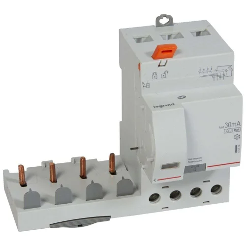 Legrand 410534 Dx³ Yana Montaj Kaçak Akım Koruma 4P F 63A 30Ma (1 Modül/Kutup İçin) - 1